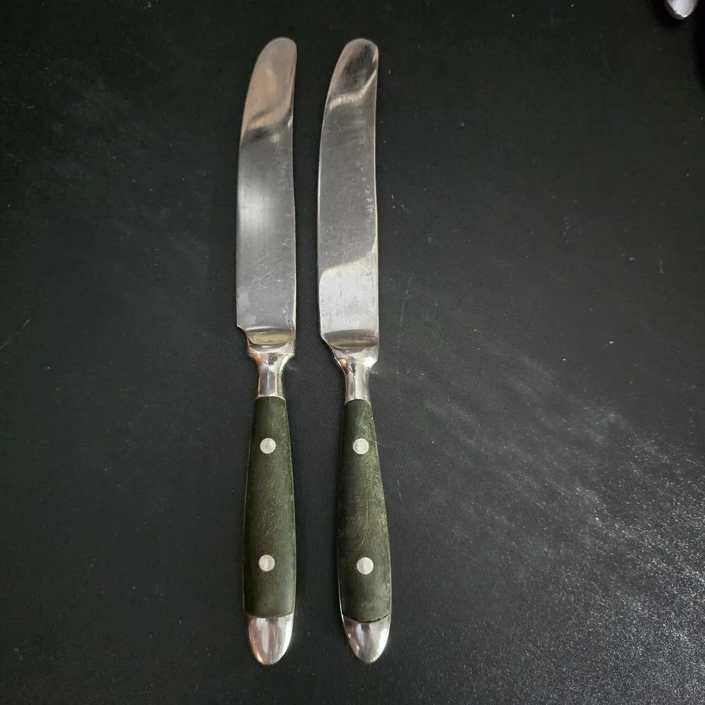 Hampton Silversmiths BISTRO-GREEN 2 Knives Knife Stainless Flatware